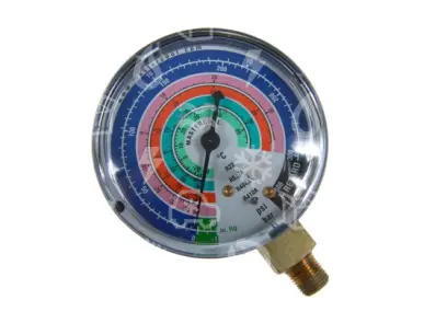 manometr nízkotlaký suchý MC, 63 mm, EL, R410A, R404A, R507